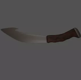Ceremonial Weapon Dagger 3d model