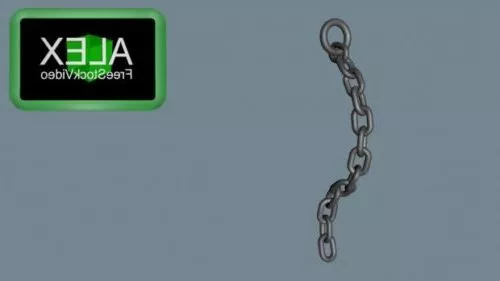 Old Copper Chain 3d model