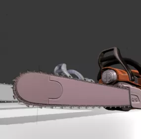 Chainsaw Animated 3d model
