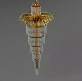 Home Flower Chandelier 3d model