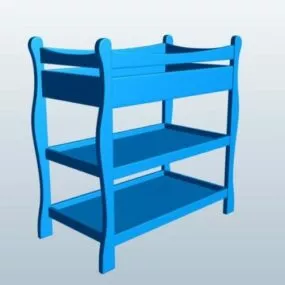 Changing Table Furniture 3d model