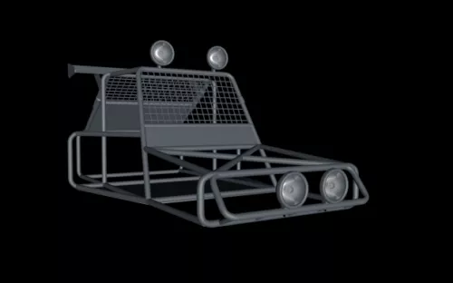 Chassis Buggy Car Parts 3d model Chassis Buggy Car Parts 3d model