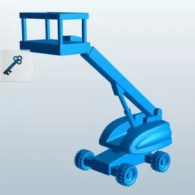 Cherry Picker Truck 3d model