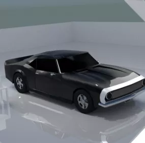 Chevrolet Camaro Ss Car 1969 3d model