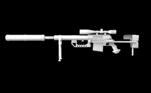 Cheytac Gun M200 3d model Cheytac Gun M200 3d model