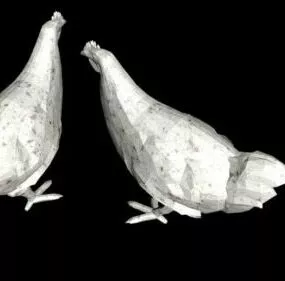 Chicken Lowpoly 3d model