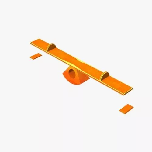 Swing Ship Playground 3d model