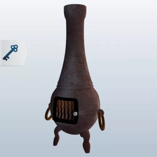 School Calculator Gadget 3d model