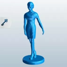 Woman Dancer Character 3d model