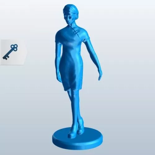 Woman Dancer Character 3d model Woman Dancer Character 3d model