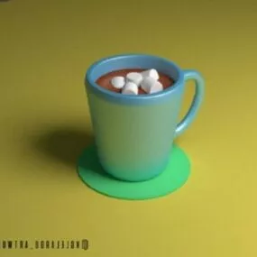 Chocolate Drink Cup 3d model