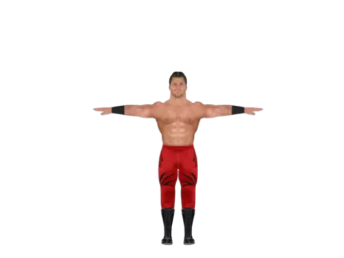 Wrestler Character 3d model Wrestler Character 3d model