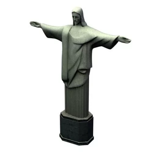 Christ Rio Statue 3d model Christ Rio Statue 3d model