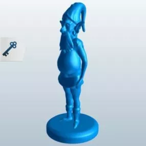 Christmas Elf Character 3d model