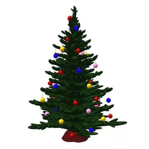 Noel Christmas Tree 3d model Noel Christmas Tree 3d model