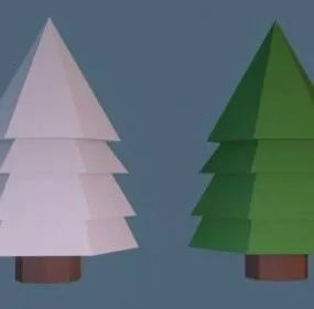 Christmas Tree Lowpoly 3d model