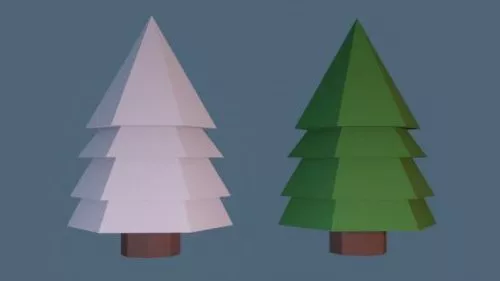 Christmas Tree Lowpoly 3d model Christmas Tree Lowpoly 3d model