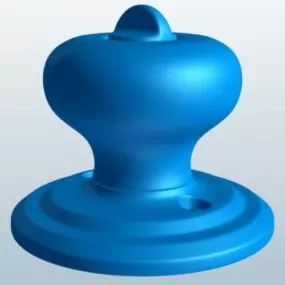 Circular Door Knob Accessories 3d model