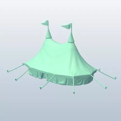 Ancient Military Tent 3d model