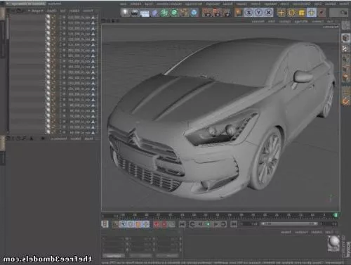 Citreon Ds5 Car 3d model Citreon Ds5 Car 3d model