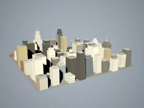 Scfi City Tower 3d model