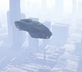 Futuristic Patrol Vehicle 3d model