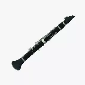 Clarinet Instrument 3d model