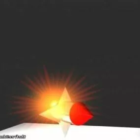 Missile Flying 3d model