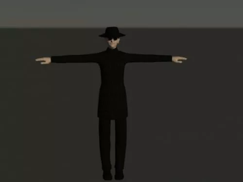 Realistic Assassin Man Character 3d model
