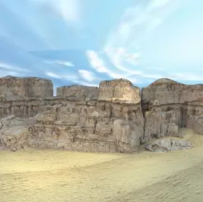 Cliff Landscape 3d model