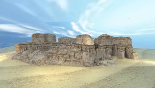 Cliff Landscape 3d model Cliff Landscape 3d model