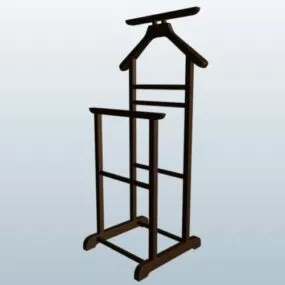 Clothes Valet Stand 3d model