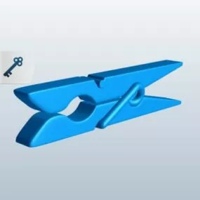 Clothespin 3d model