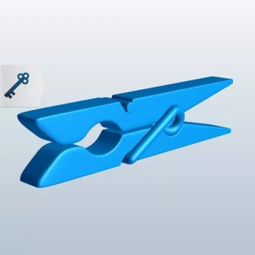 Clothespin 3d model Clothespin 3d model