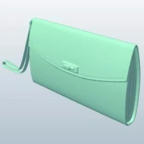 Women Clutch Wallet 3d model