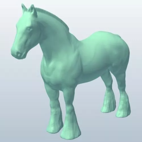 Decorative Statue Horse 3d model