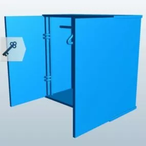 Coat Closet Furniture 3d model