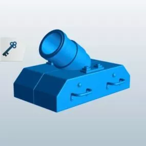 Coehorn Mortar Gun 3d model