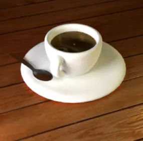 Ceramic Coffee Cup V2 3d model