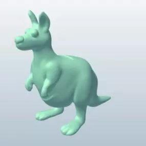 Coin Bank Kangaroo Shaped 3d model