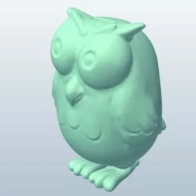 Coin Bank Owl 3d model