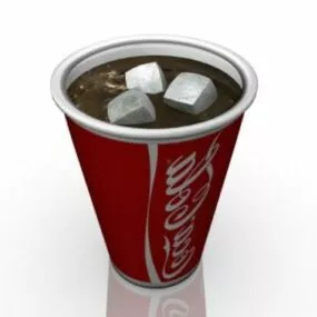 Cocacola Takeaway Cup 3d model