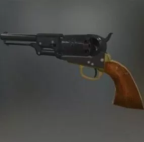 Vintage Gun Colt Walker 3d model