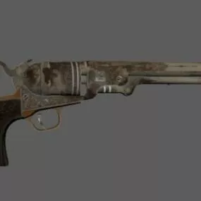 Colt Winchester Gun 3d model