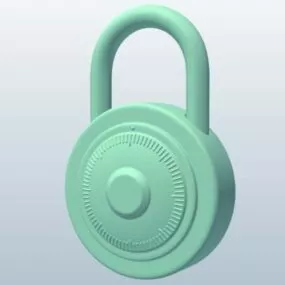 Round Lock 3d model
