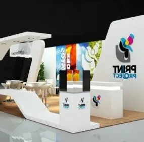 Commercial Showcase Shop 3d model