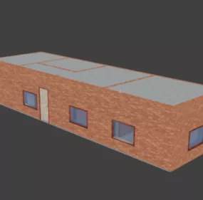 Complete Simple House 3d model