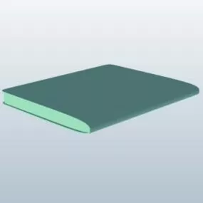 Composition Notebook Lowpoly 3d model
