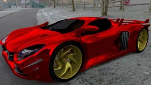 Concept Sport Car 3d model Concept Sport Car 3d model