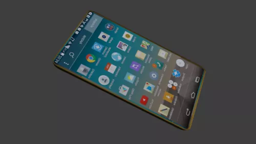 Full Screen Phone 3d model Full Screen Phone 3d model